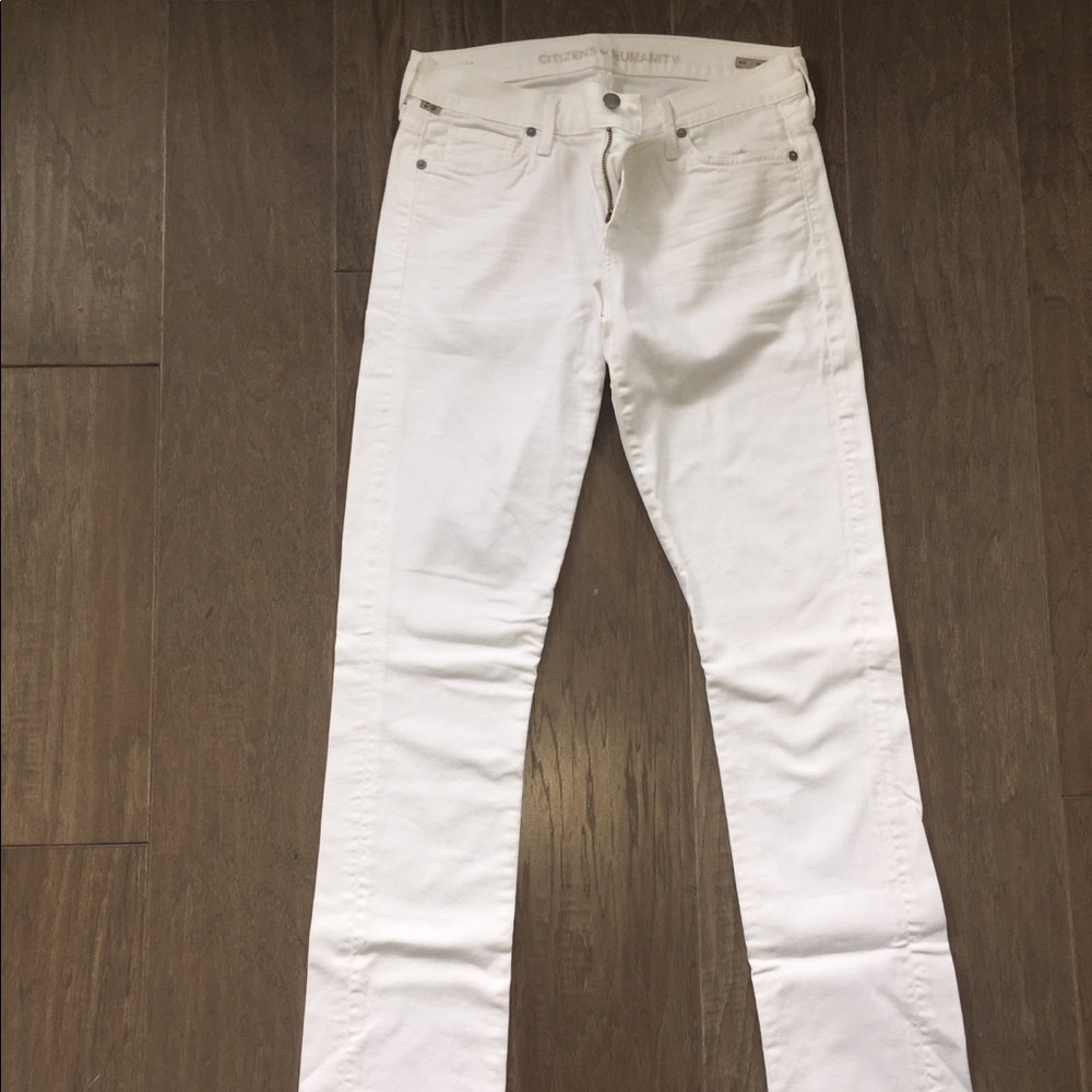 Citizens of Humanity size 29 white boot cut jeans